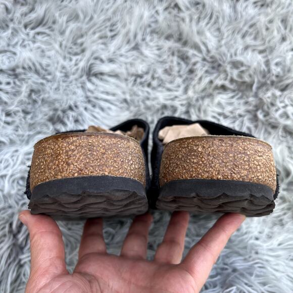 Black Suede Cross-Strap Women’s Sandals - Picture 7 of 10